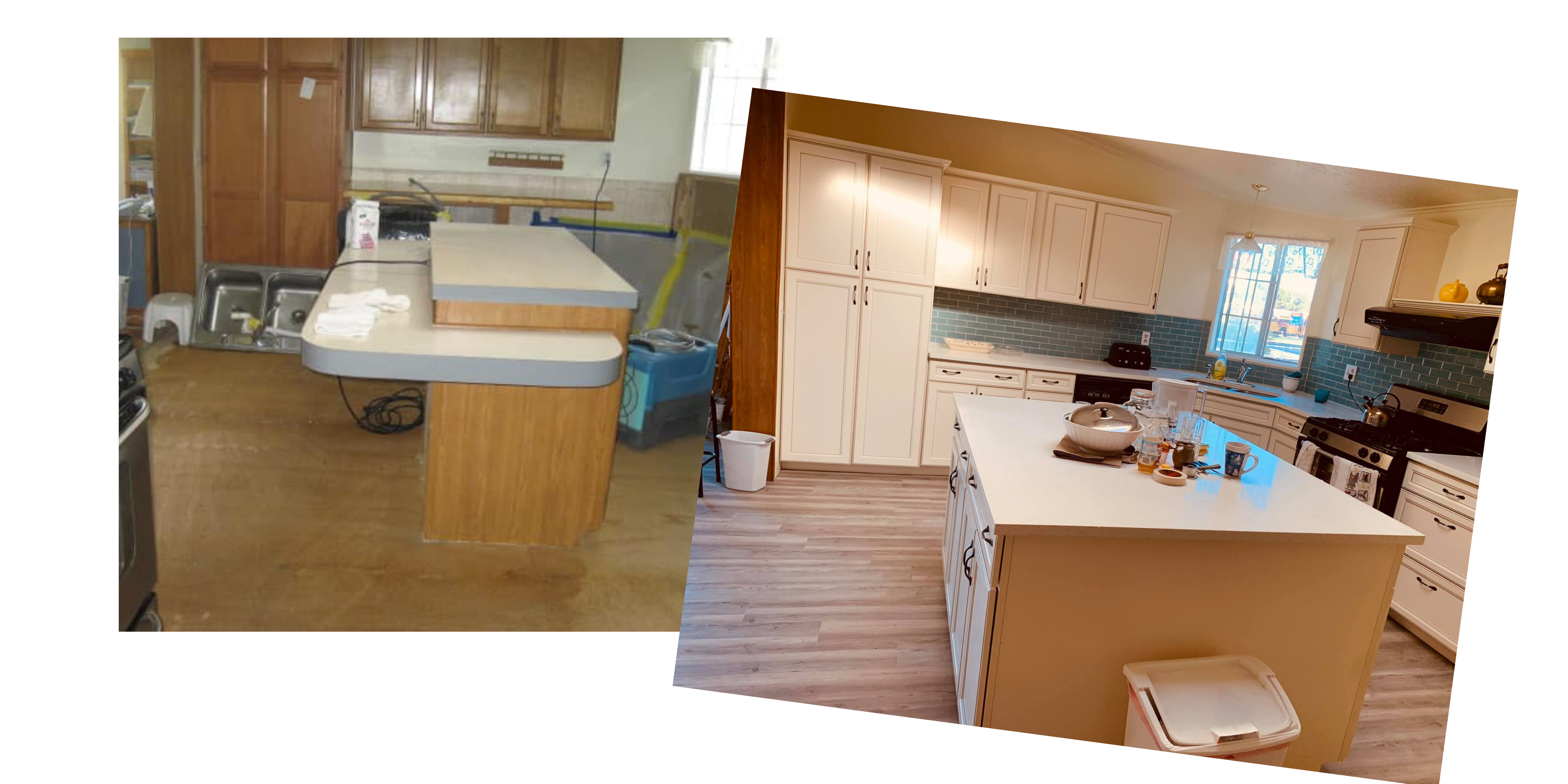 Before and After Kitchen